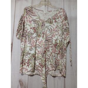 Ava James‎ Blouse Ladies 1x pink floral